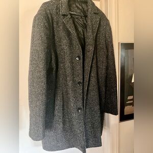 Kenneth Cole Mens Legacy Wool Walker Coat